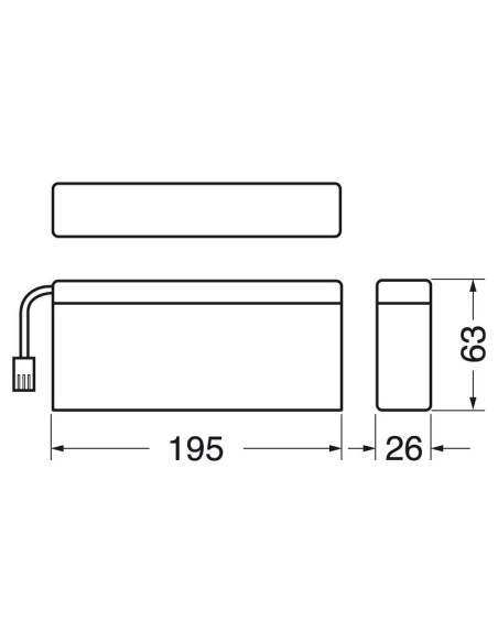 Batería de plomo sellada de 6V 4Ah con conector