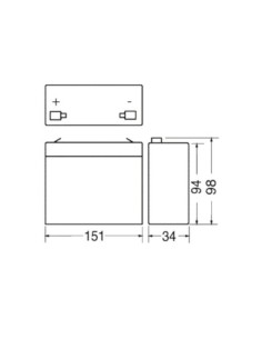 Bleibatterie 6V 7Ah 2
