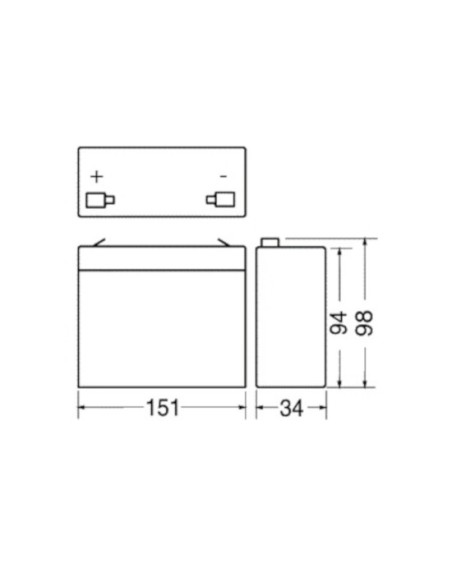 6V 7Ah sealed lead-acid battery