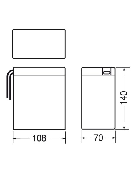 6V 13Ah verschlossene Blei-Säure-Batterie mit Stecker