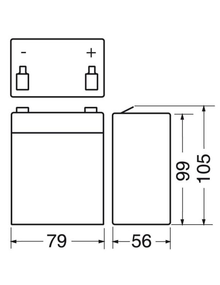 12V 2.9Ah sealed lead acid battery