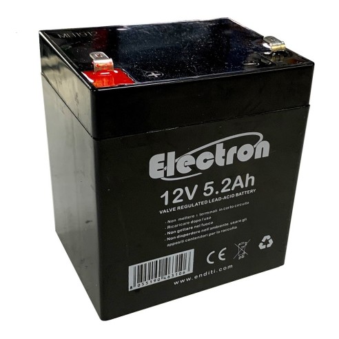 12V 5.2Ah sealed lead acid battery
