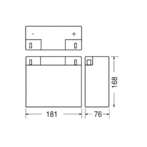12V 18Ah sealed lead acid battery
