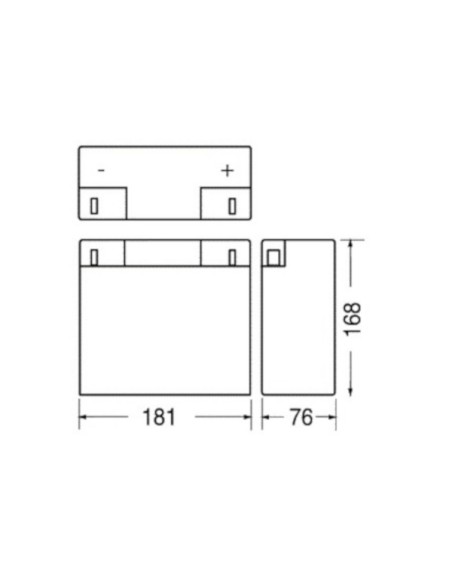 12V 18Ah sealed lead acid battery