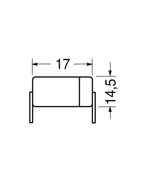 Batteria ricaricabile Ni-Cd 1/3AA 1,2V 180mAh con linguette a saldare