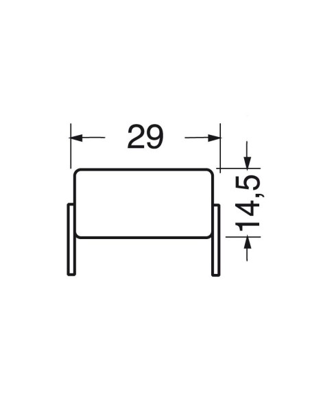 Rechargeable Ni-Cd 2/3AA 1.2V 400mAh battery with solder tabs