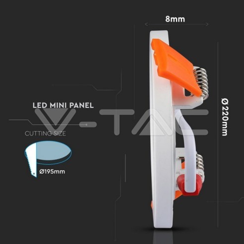 V-TAC VT-2929 Panel LED redondo de...