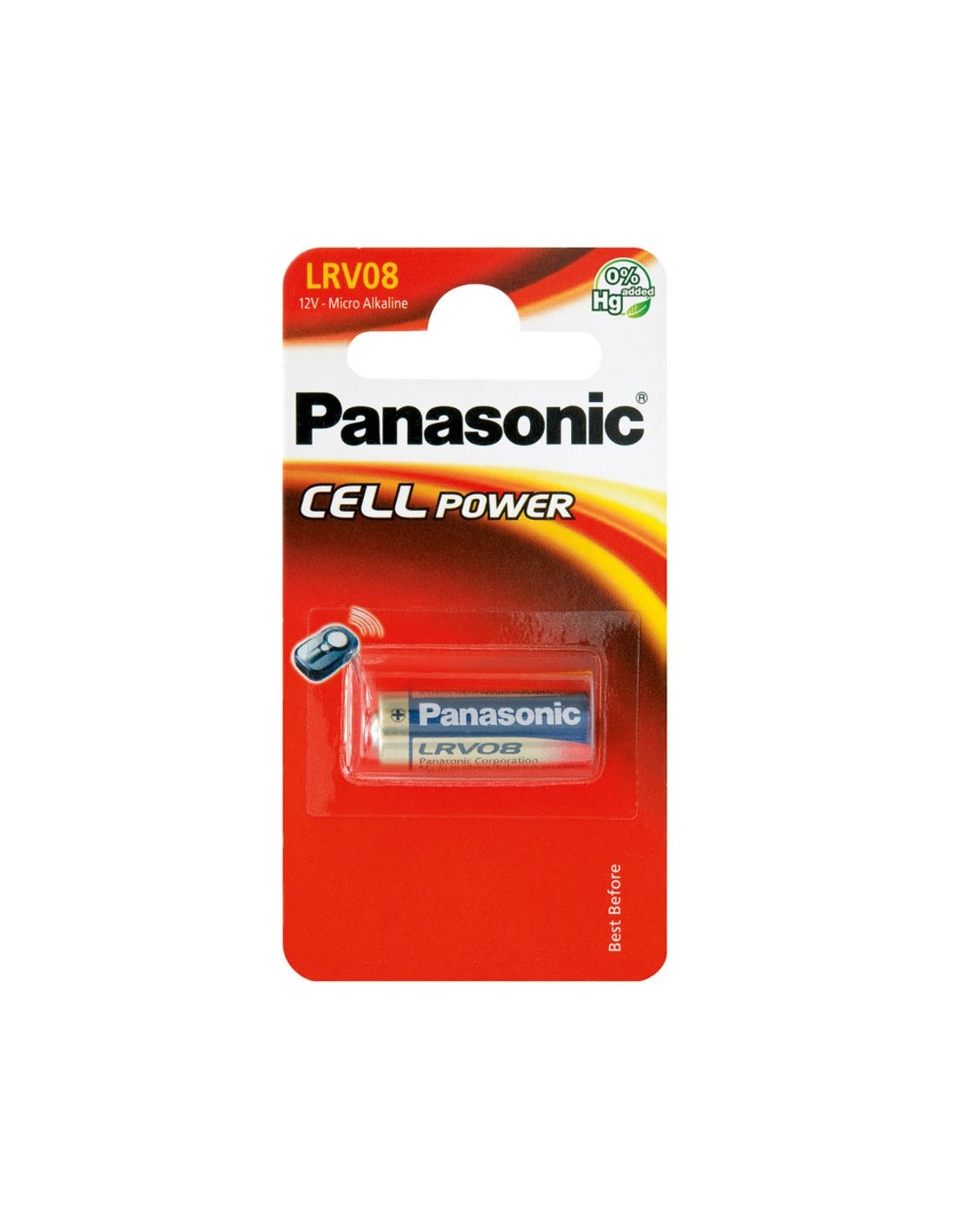 Pile alcaline Panasonic 12V - MN21, MS21, 23A, LRV08