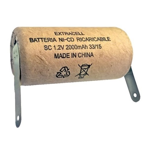 Rechargeable Ni-Cd SC 1.2V 2000mAh...