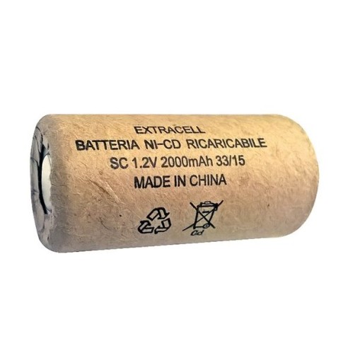 Rechargeable Ni-Cd SC 1.2V 2000mAh...