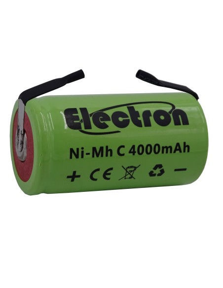 Wiederaufladbare Ni-Mh C 1.2V 4000mAh Batterie mit Lötfahnen