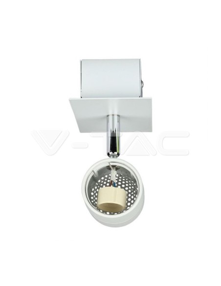 V-TAC VT-788 3617 Soporte de Foco LED de Montaje en Superficie con Brazo Giratorio GU10 Blanco