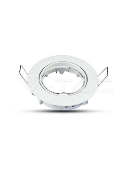 V-TAC VT-779 3587 Spot encastré LED rond et réglable GU10 Blanc