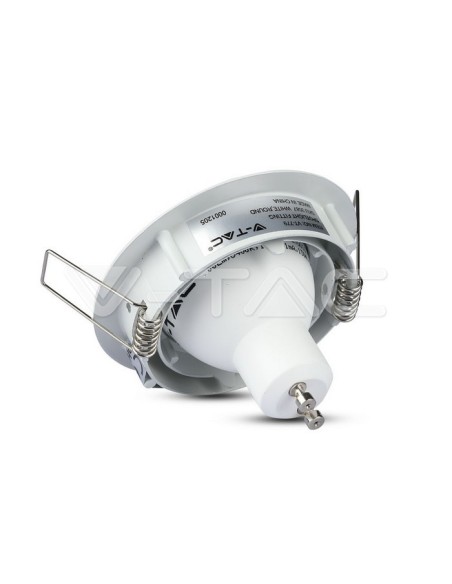 V-TAC VT-779 3587 Ronde Regelbare Inbouw LED Spotlight GU10 Wit