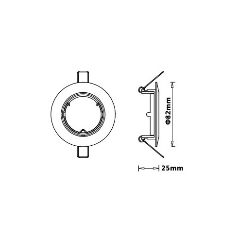 V-TAC VT-779RD 8580 Runder...