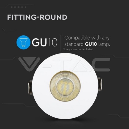 V-TAC VT-873 3158 Runder GU10...