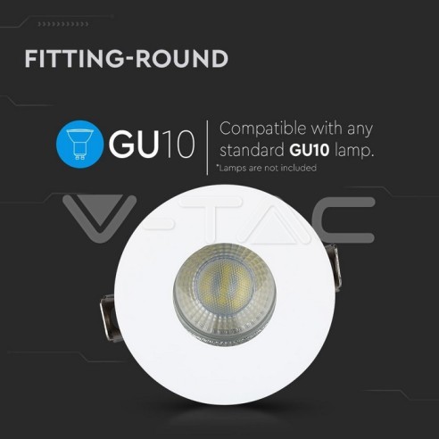V-TAC VT-873 3160 Runder GU10...