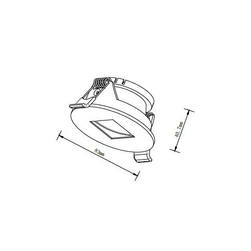 V-TAC VT-883 8598 Portafoco LED...