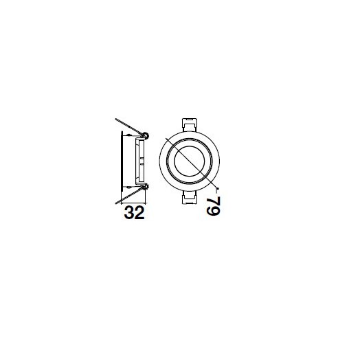 V-TAC VT-872 3155 Round Adjustable...