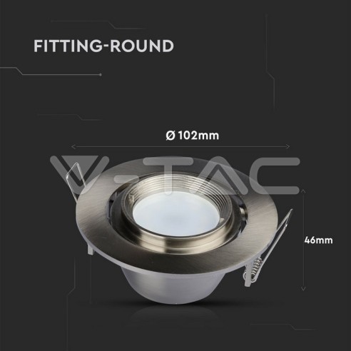 V-TAC VT-700 3690 Round Adjustable...