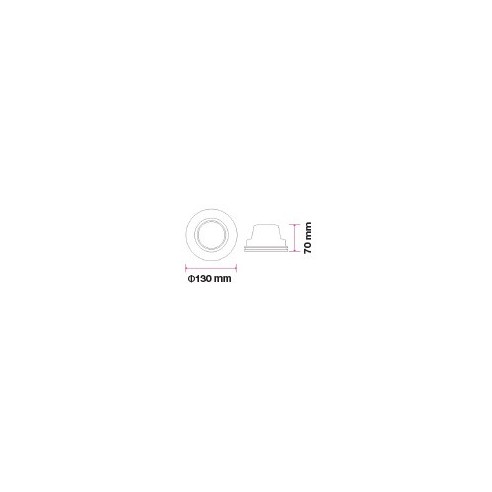 V-TAC VT-773 3654 Round Recessed LED...