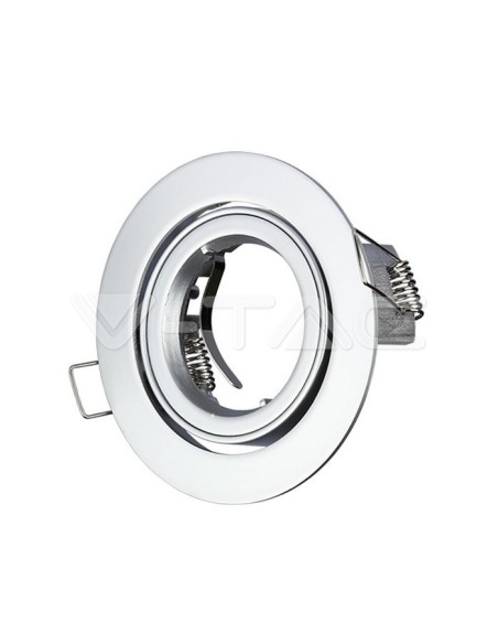 V-TAC VT-775 3647 ronde verstelbare LED inbouwspot GU10 kleur Grijs
