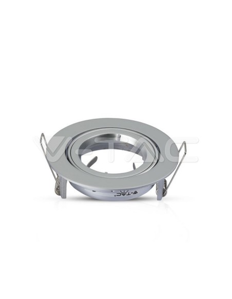 V-TAC VT-775 3647 ronde verstelbare LED inbouwspot GU10 kleur Grijs