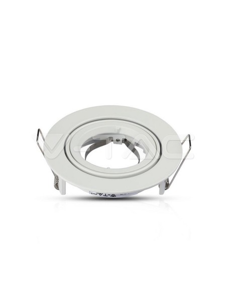 V-TAC VT-775 3645 Round Adjustable Recessed LED Spotlight GU10 White