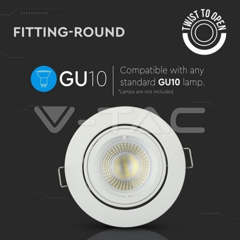 V-TAC VT-775 3645 Round Adjustable...