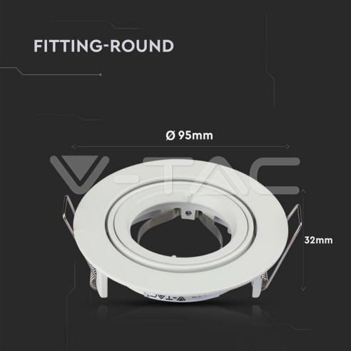 V-TAC VT-775 3645 Round Adjustable...