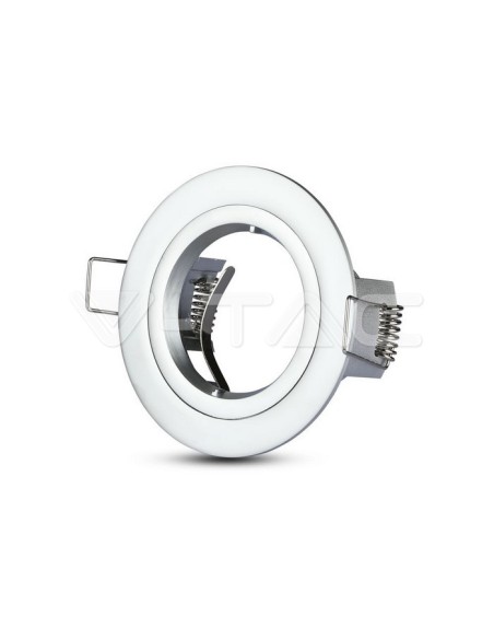 V-TAC VT-774 3644 Runder LED-Einbaustrahlerhalter GU10 Farbe Grau