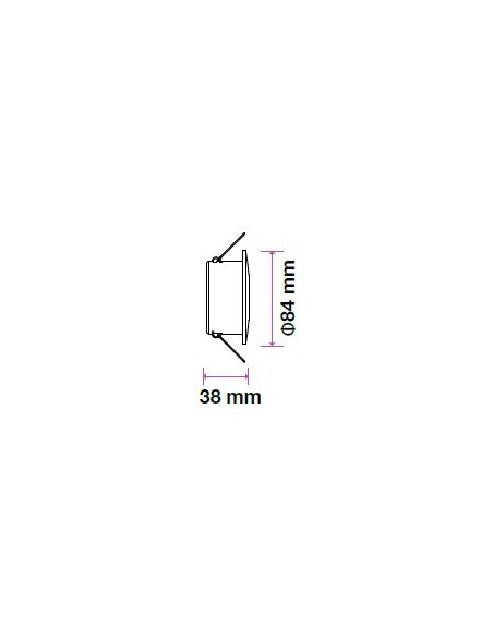 V-TAC VT-787 3614 Runder LED-Einbaustrahler GU10 Satin Nickel Farbe IP54