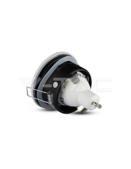 V-TAC VT-787 3614 Round Recessed LED Spotlight GU10 Satin Nickel Colour IP54
