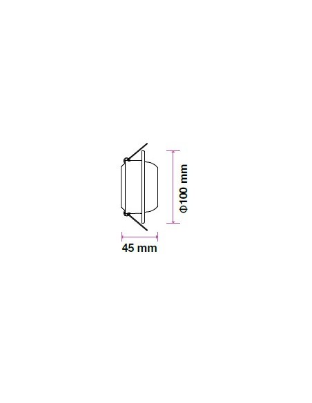 V-TAC VT-780 3593 LED Spot encastré rond GU10 Blanc