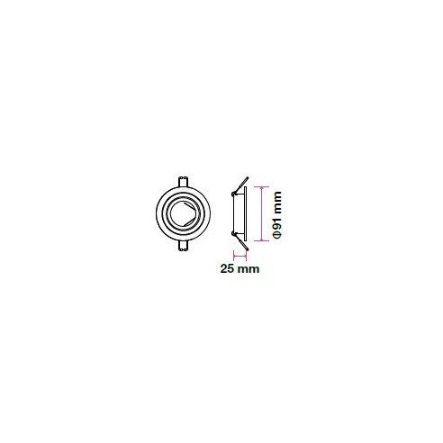 V-TAC VT-782 3600 Brushed Aluminium...
