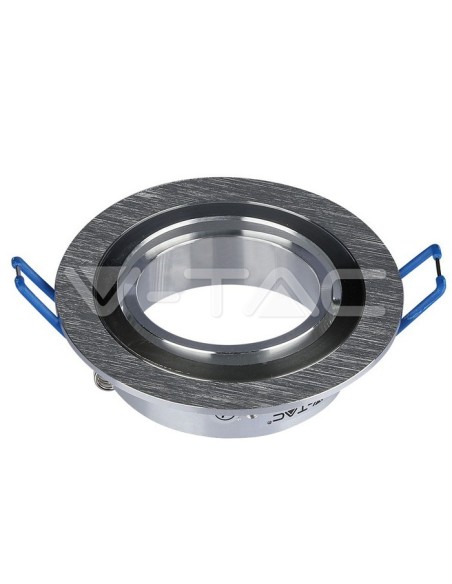 V-TAC VT-782 3600 Geborsteld Aluminium Ronde GU10 Inbouw LED Spotlight