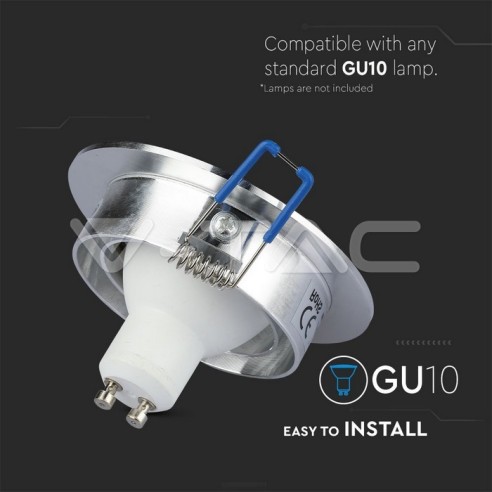 V-TAC VT-782 3600 Brushed Aluminium...