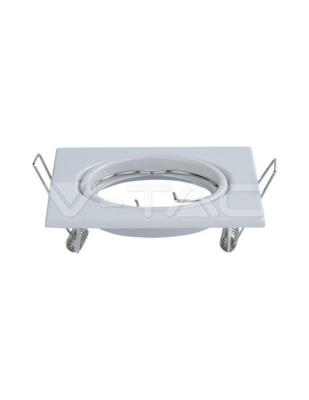 V-TAC VT-817 8941 Packung mit 2 x GU10 quadratischen verstellbaren LED-Einbaustrahlern weiß