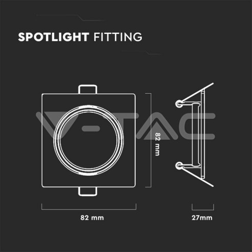 V-TAC VT-817 8943 Pack de 2 Focos LED...