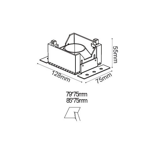 V-TAC VT-890 8880 Quadratischer...