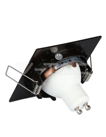 V-TAC VT-779SQ 8582 Square Adjustable Recessed LED Spotlight GU10 Bronze Colour