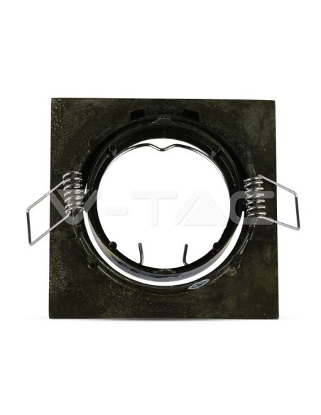 V-TAC VT-779SQ 8581 Vierkant GU10 Verstelbare Inbouw LED Spotlight Houder Goudkleur