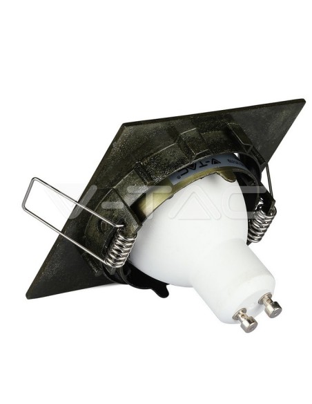 V-TAC VT-779SQ 8581 Square Adjustable Recessed LED Spotlight GU10 Gold Colour