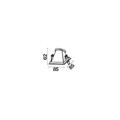 V-TAC VT-875 3165 Quadratischer...