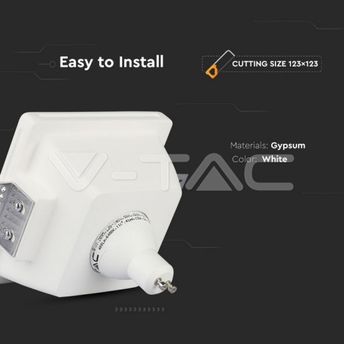 V-TAC VT-801 3691 Square Spot...