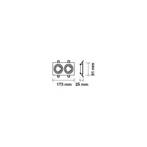 V-TAC VT-783 3608 Rechteckiger,...