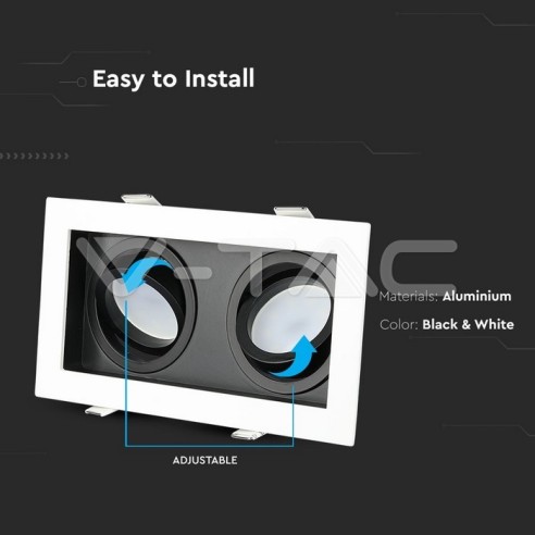 V-TAC VT-886 8877 LED Recessed...