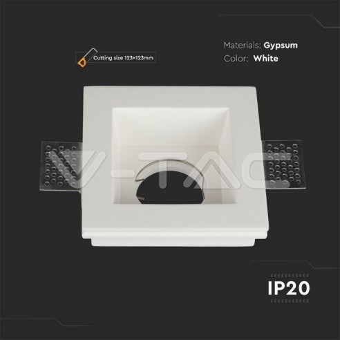 V-TAC VT-763 3649 Square Recessed LED...