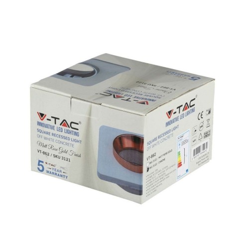 V-TAC VT-862 3122 Square recessed LED...