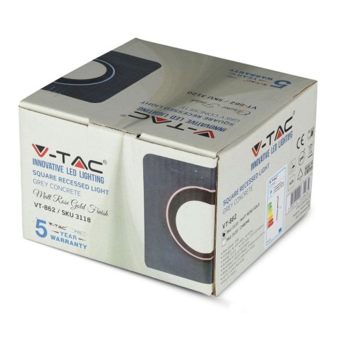 V-TAC VT-862 3118 Foco LED cuadrado...